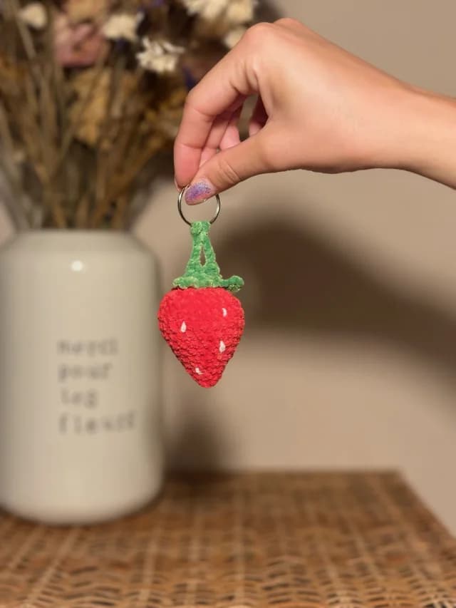 Porte-clé La fraise – Pelochette