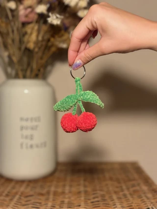 Porte-clé Les cerises – Pelochette