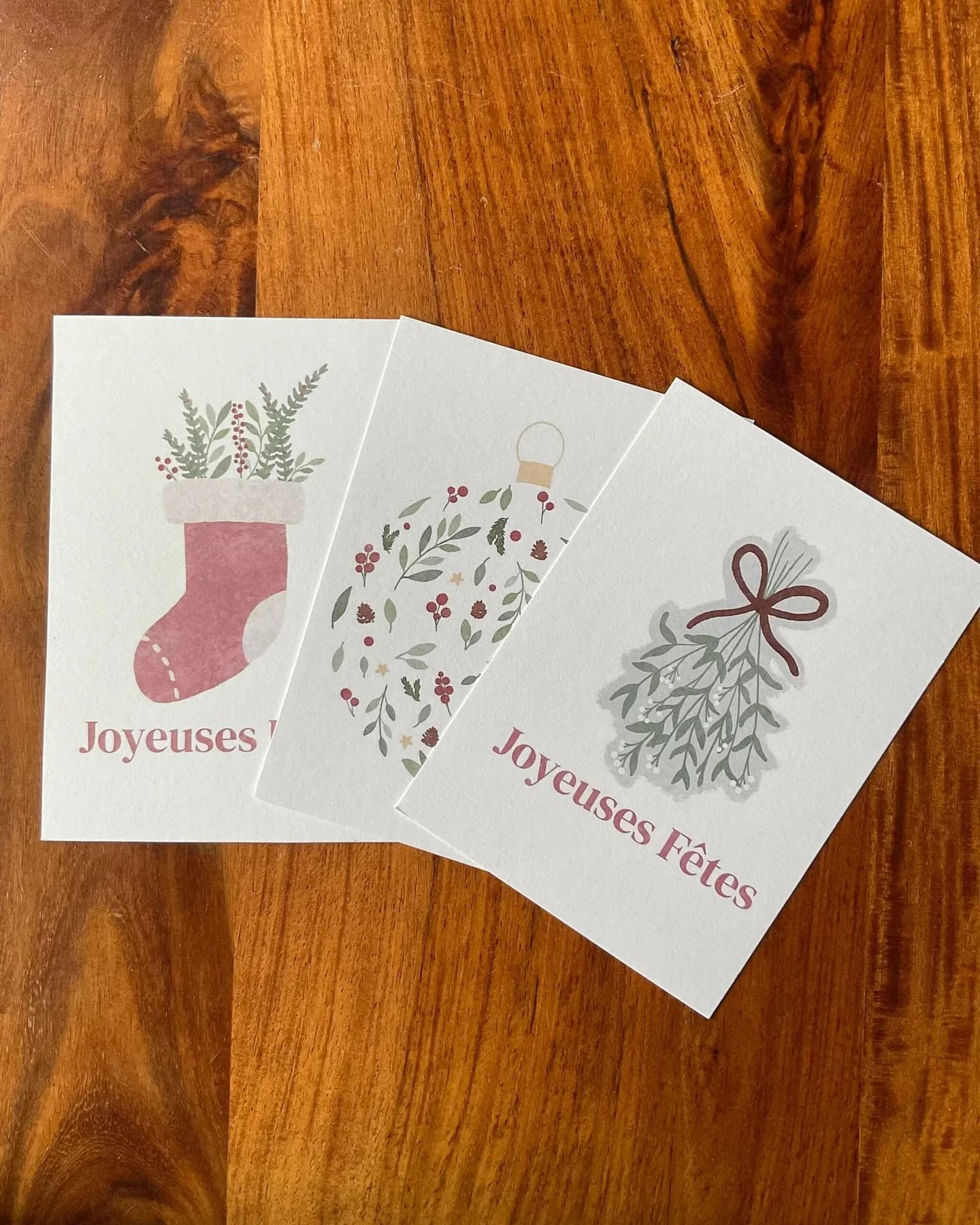 Carte de Vœux — Lot de 3