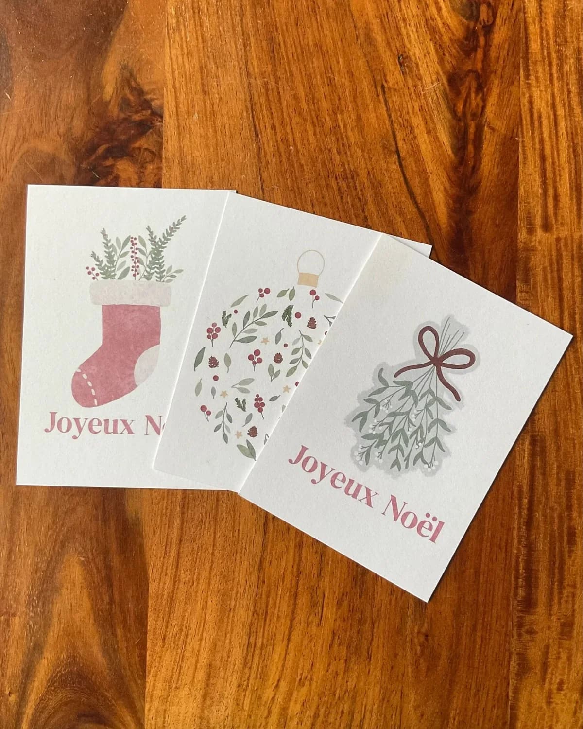 Carte de Noël — Lot de 10