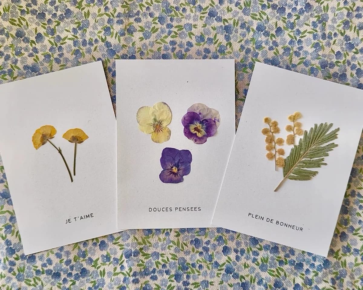 Cartes fleuries - Mix & Match