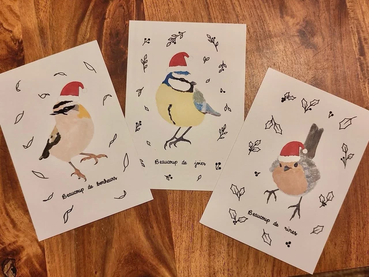 Carte de Vœux Chéris — Lot de 6