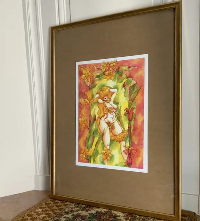 La Jonquille — Format A3 29.7X42cm