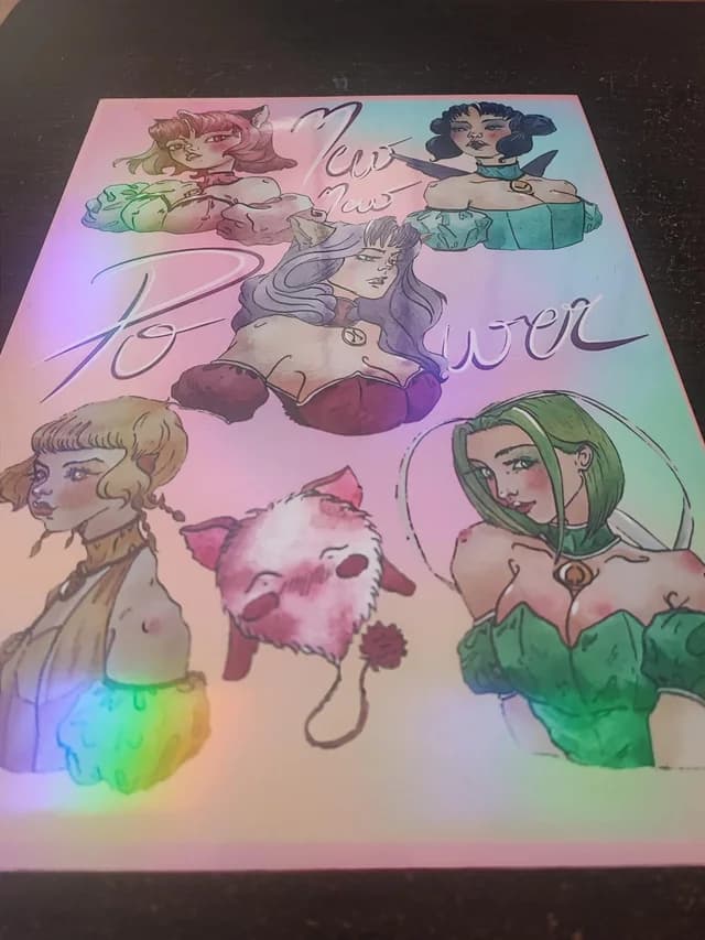 Affiche Mew Mew Power A4