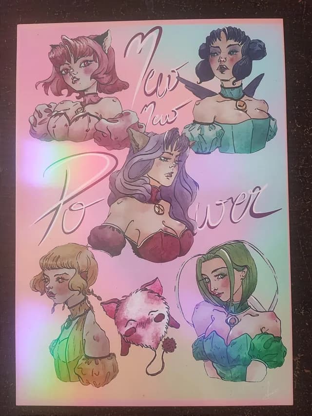 Affiche Mew Mew Power A4