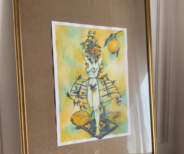 La Citronnée — Format A3 29.7X42cm