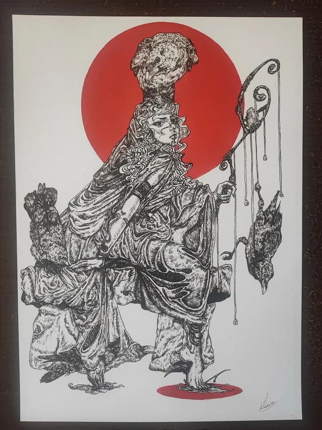 La Lune de Sang 🔴 — Format A4