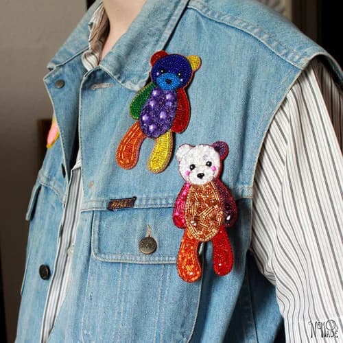 Broche "OURSON DE PRIDE"