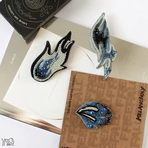 Broche "LITE FLAME"