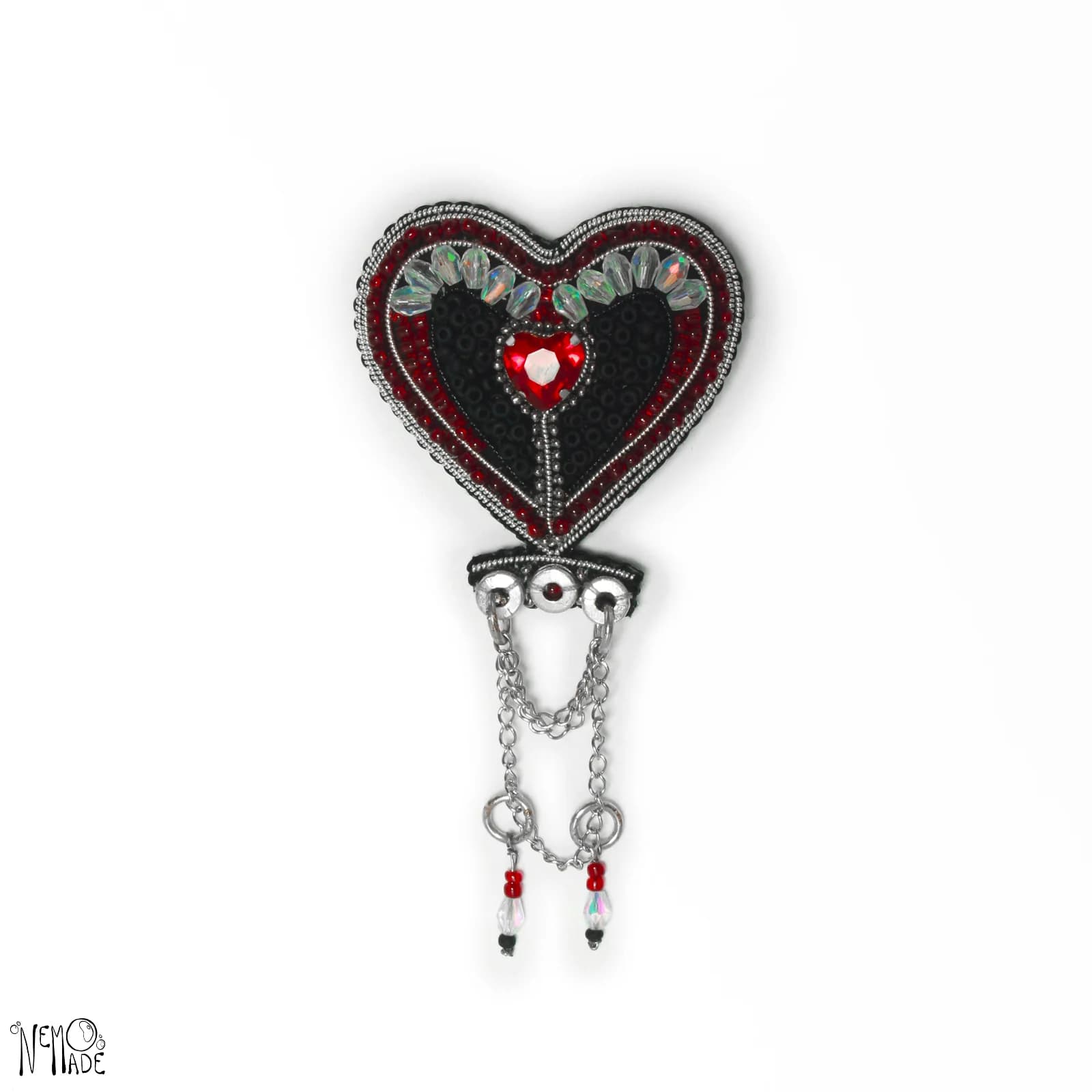 Broche "BLEEDING HEART"