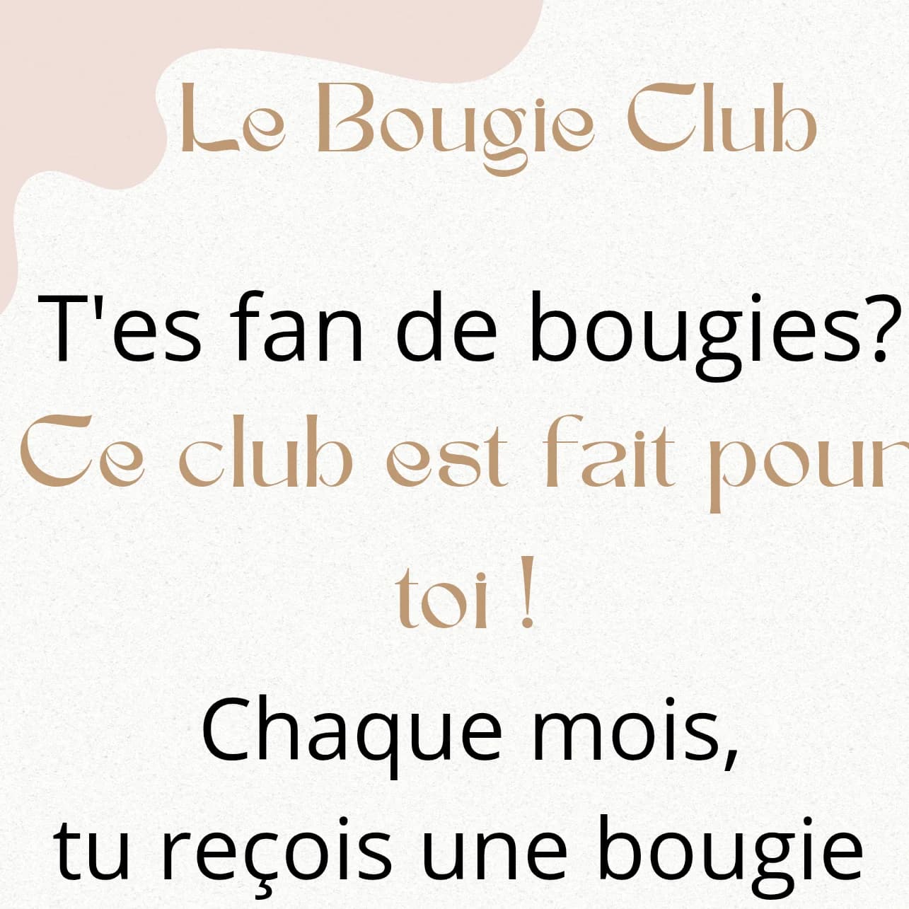 La bougie Club