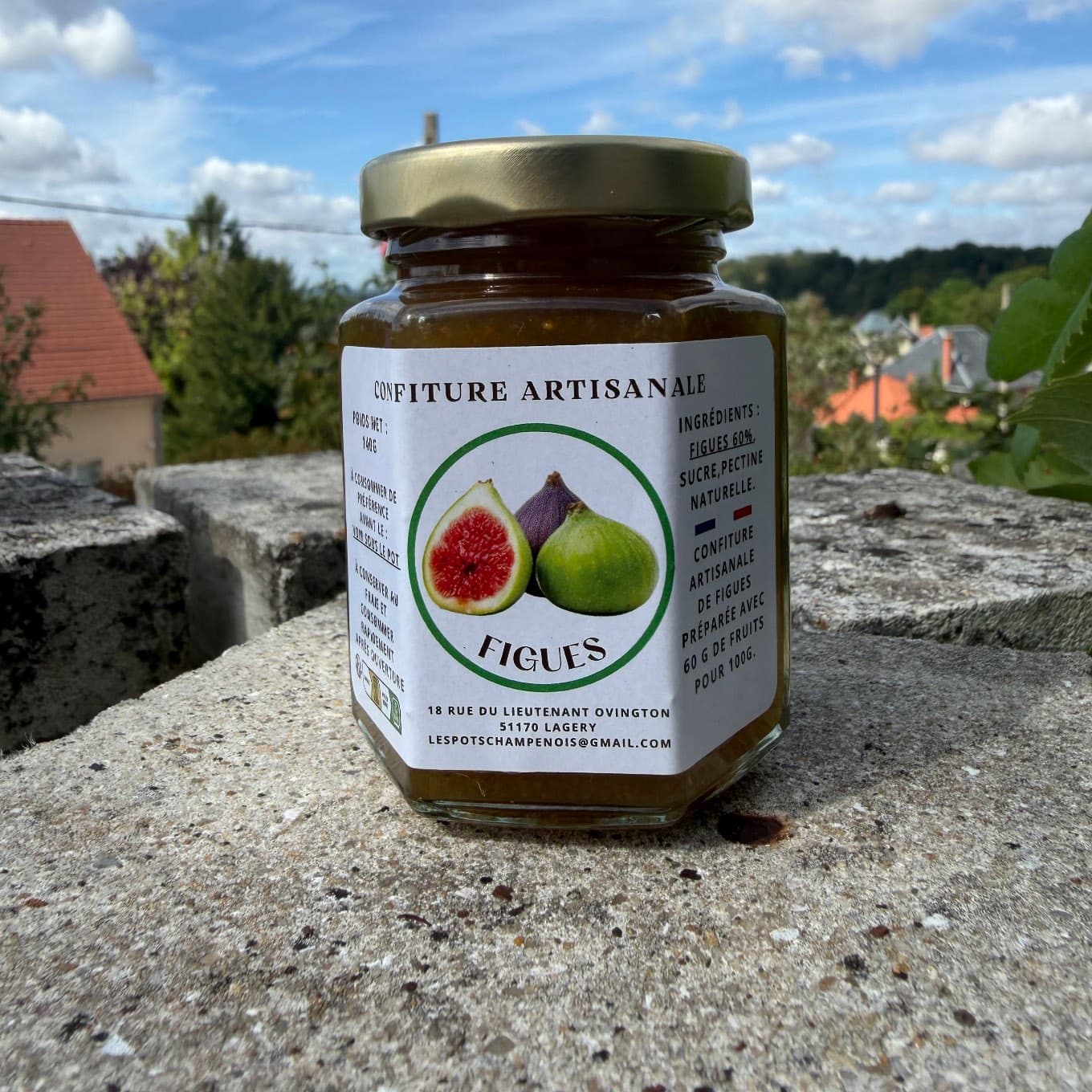 Confiture artisanale de figues