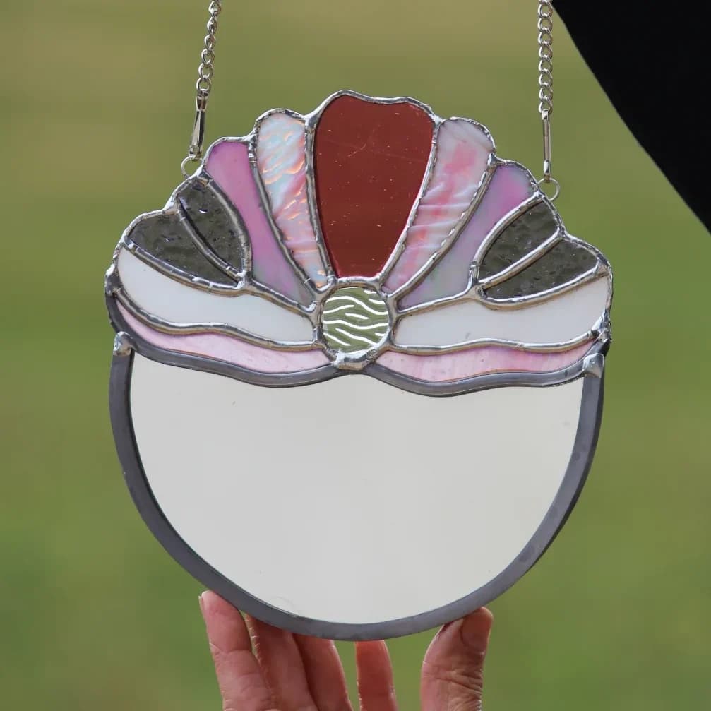 Vitrail Tiffany miroir
