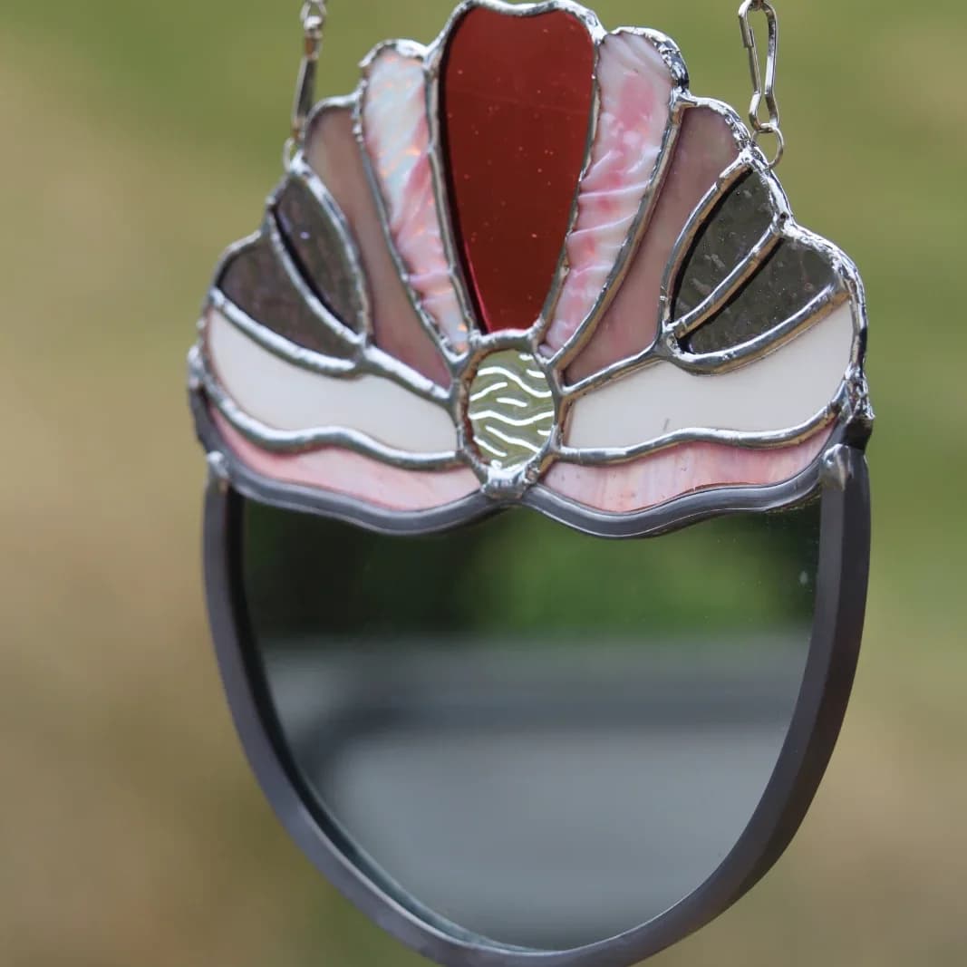 Vitrail Tiffany miroir
