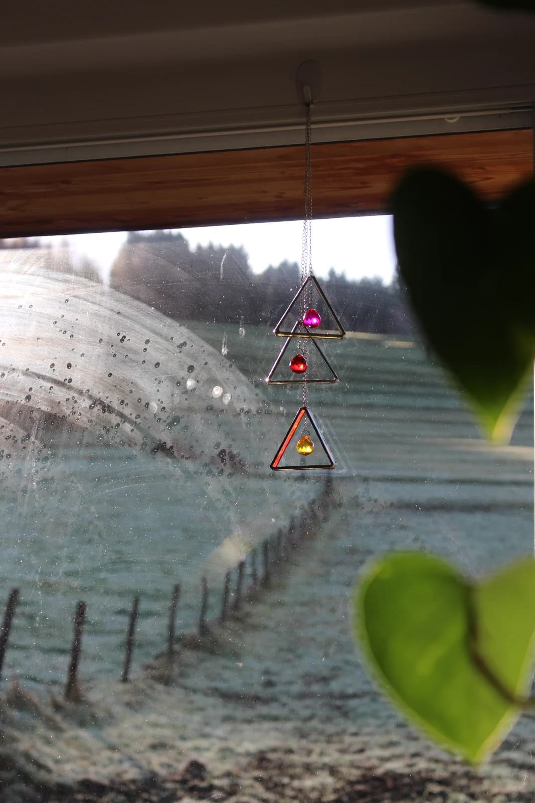 Suspension vitrail suncatcher