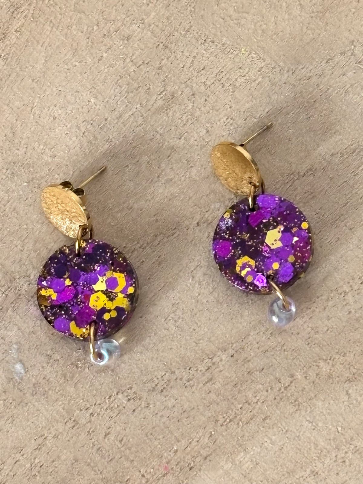 Boucles d’oreilles Comète 💫