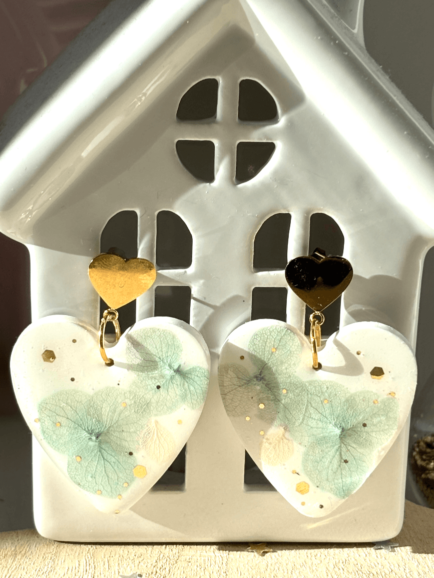 Boucles d’oreilles coeur Bucolique