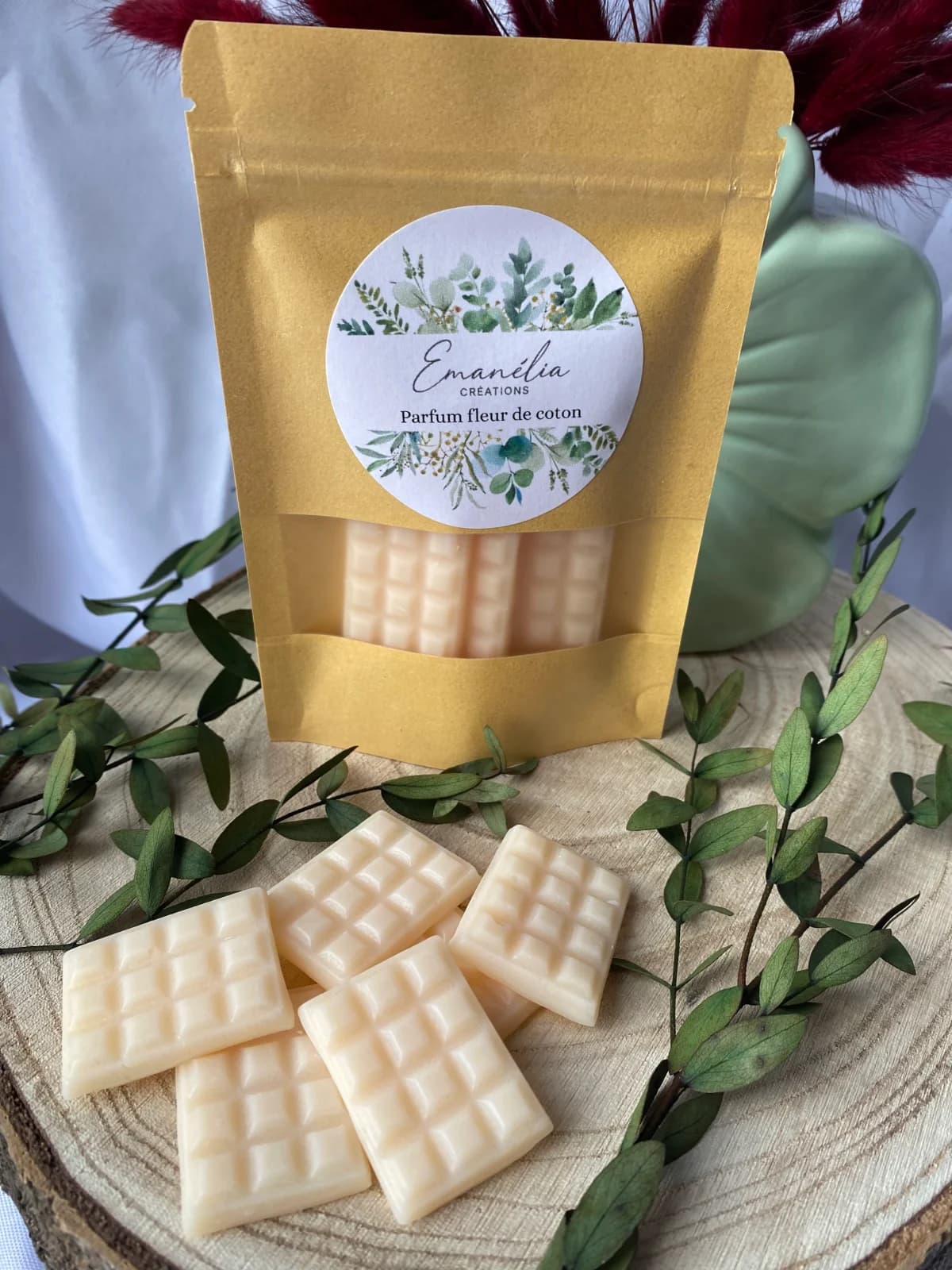 Lot de 6 fondants - FLEUR DE COTON